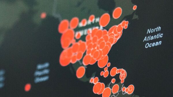 Mapa širenja virusa korona u SAD - Sputnik Srbija