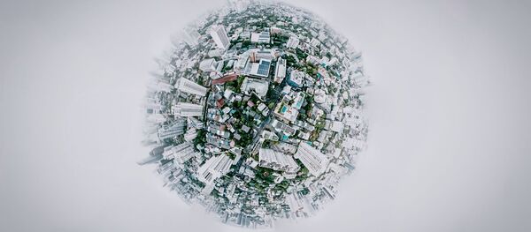 Fotografija grada kroz „riblje oko“ - Sputnik Srbija