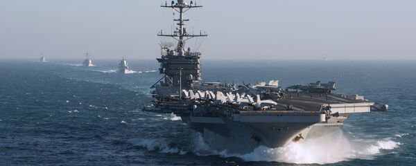 Grupa nosača aviona mornarice SAD ,koju predvodi brod ”Hari S. Truman” (arhivska fotografija) - Sputnik Srbija