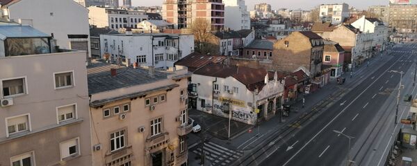 Прво недељно јутро у центру Београда у време полицијског часа који траје од суботе од 13.00 до понедељка у 5.00 Прво недељно јутро у центру Београда у време полицијског часа који траје од суботе од 13.00 до понедељка у 5.00 - Sputnik Србија