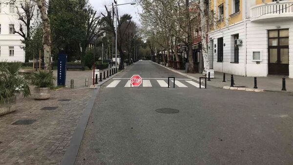 Улице Подгорице за време забране кретања - Sputnik Србија