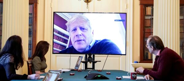 Britanski premijer Boris Džonson Britanski premijer Boris Džonson - Sputnik Srbija