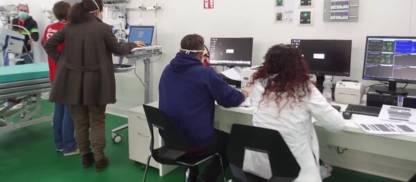 Bolnica u Bergamu Bolnica u Bergamu - Sputnik Srbija