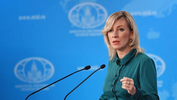 Портпаролка Министарства спољних послова Русије Марија Захарова - Sputnik Србија