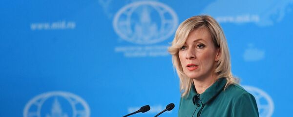 Портпаролка Министарства спољних послова Русије Марија Захарова Портпаролка Министарства спољних послова Русије Марија Захарова - Sputnik Србија