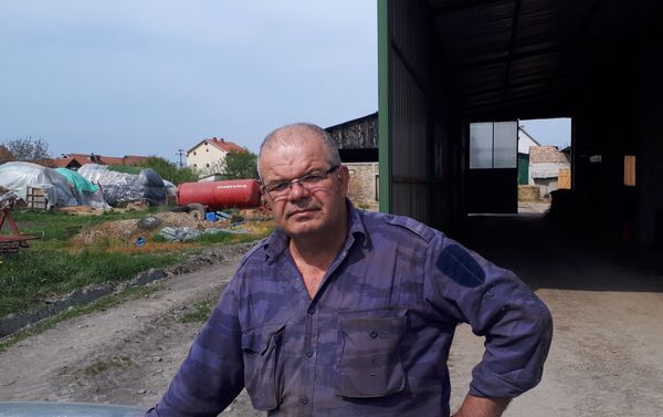 Radovan Vukomanović, poljoprivrednik iz Ugrinovaca - Sputnik Srbija