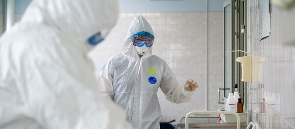 Открытие стационара по борьбе с коронавирусом на базе горбольницы №31 Открытие стационара по борьбе с коронавирусом на базе горбольницы №31 - Sputnik Србија