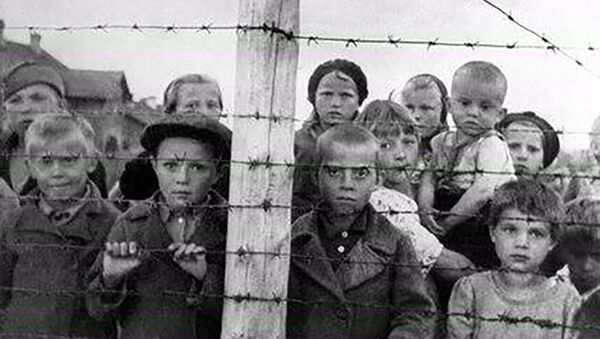 Deca u finskom koncentracionom logoru u Petrozavodsku - Sputnik Srbija