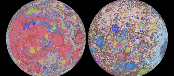 Обједињена геолошка карта Месеца - Sputnik Србија