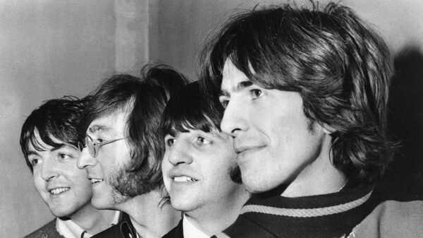 Bitlsi Pol Makartni, Džon Lenon, Ringo Star i Džordž Harison, 28. februara 1968. - Sputnik Srbija