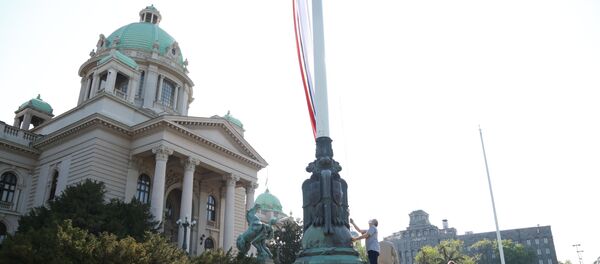 Скупштина Србије - застава - Sputnik Србија