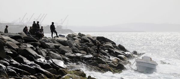  Venecuelanska vojska na mestu pokušaja napada blizu Karakasa - Sputnik Srbija