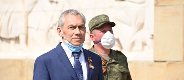 Александар Боцан-Харченко на свечаности на платоу код Споменика ослободиоцима Београда - Sputnik Србија