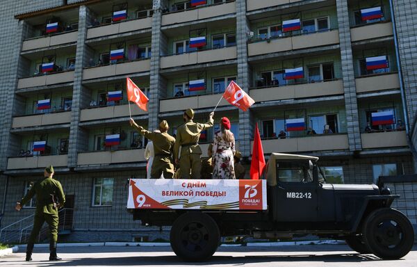 Kako je obeležen Dan pobede u Rusiji /foto/ Kako je obeležen Dan pobede u Rusiji /foto/ - Sputnik Srbija