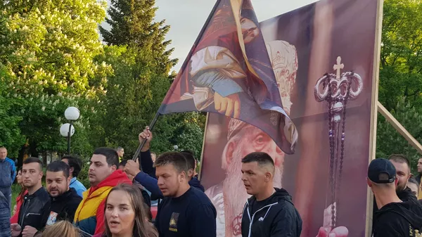 Vernici u Svetovasilijevskoj litiji u Nikšiću - Sputnik Srbija