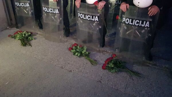 Полиција одбила цвеће грађана Никшића - Sputnik Србија
