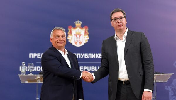 Sastanak Vučića i Orbana - Sputnik Srbija