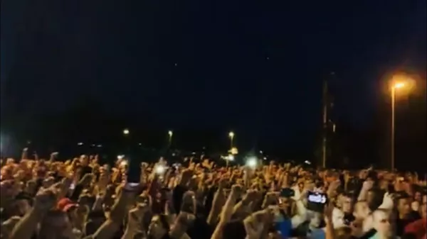 Veličanstven doček vladike Joanikija u Đurđevim stupovima /foto, video/ Veličanstven doček vladike Joanikija u Đurđevim stupovima /foto, video/ - Sputnik Srbija