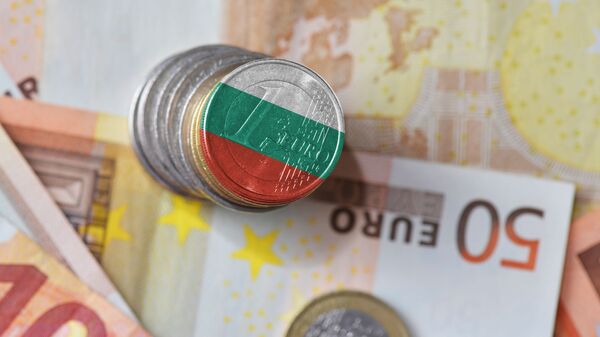 Евро у боји бугарске заставе - Sputnik Србија
