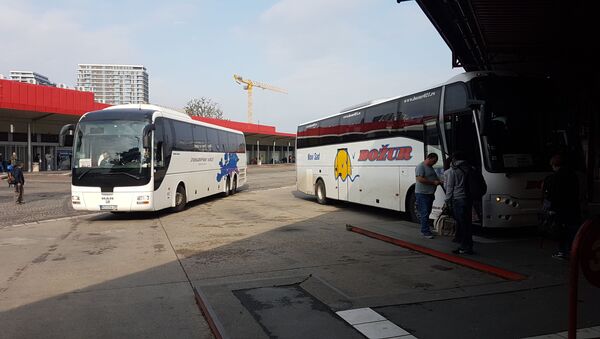 Autobusi na Beogradskoj autobuskoj stanici (BAS) - Sputnik Srbija