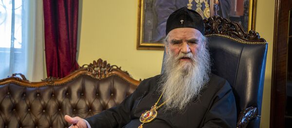 Митрополит црногорско-приморски Амфилохије Радовић Митрополит црногорско-приморски Амфилохије Радовић - Sputnik Србија