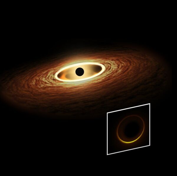 Šta se svetli oko crne rupe - Sputnik Srbija