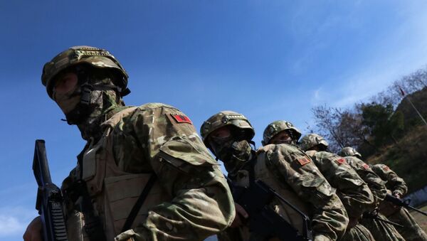 Војници Албанији спремају се уа учешће у мисији Кфора на Косову и Метохији  - Sputnik Србија