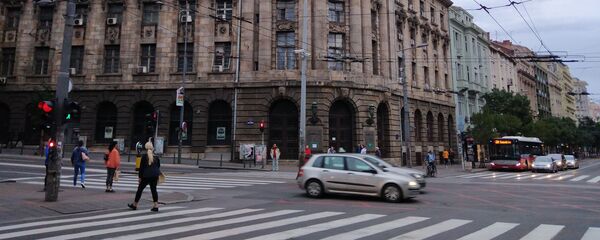 Zgrada na uglu ulica Kneza Miloša i Kralja Milana pod zaštitom je države, a obeležavanje tragova Crvene armije daće joj još veću vrednost. Zgrada na uglu ulica Kneza Miloša i Kralja Milana pod zaštitom je države, a obeležavanje tragova Crvene armije daće joj još veću vrednost. - Sputnik Srbija