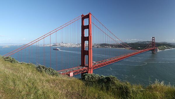 Мост Голден гејт у Сан Франциску САД - Sputnik Србија