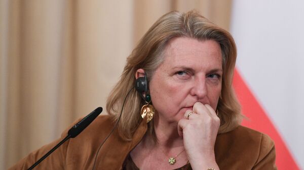 Karin Knajsl, bivša ministarska spoljnih poslova Austrije - Sputnik Srbija