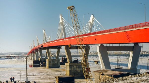 Аутомобилски мост преко реке Амур који повезује Русију и Кину - Sputnik Србија
