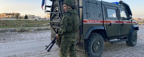 Patrola ruske vojne policije u sirijskom Idlibu - Sputnik Srbija