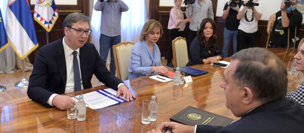 Sastanak Aleksandra Vučića i Milorada Dodika - Sputnik Srbija