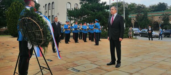 Полагање венаца на Гробљу ослободиоцима Београда Полагање венаца на Гробљу ослободиоцима Београда - Sputnik Србија