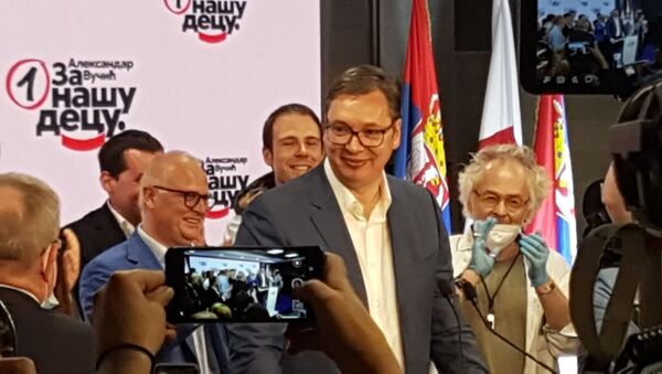 Predsednik Srbije i lider SNS Aleksandar Vučić - Sputnik Srbija