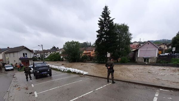 Ljubovija - poplava - Sputnik Srbija