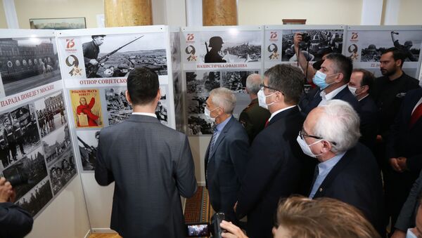 У Градској кући у Нишу отворена је изложба посвећена 75. годишњици победе над фашизмом - Sputnik Србија