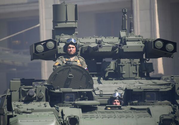 Борбена возила за подршку тенкова (БМПТ) „Терминатор“ на Паради победе у Москви - Sputnik Србија