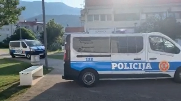 Policija pred Opštinom Budva - Sputnik Srbija