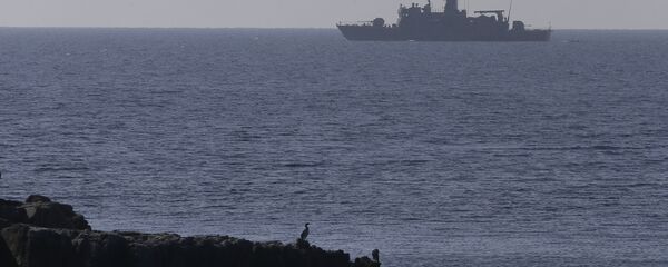 Брод грчке ратне морнарице у Егејском мору Брод грчке ратне морнарице у Егејском мору - Sputnik Србија
