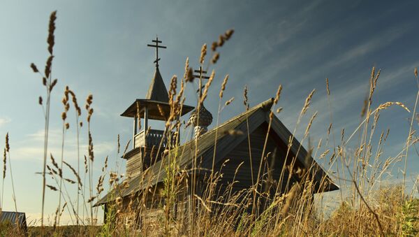 Drvena crkva u Rusiji - Sputnik Srbija