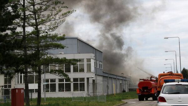 Požar u fabrici u Novom Sadu - Sputnik Srbija