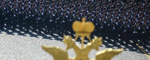 Војна парада посвећена 69. годишњици победе у Другом светску рату Војна парада посвећена 69. годишњици победе у Другом светску рату - Sputnik Србија