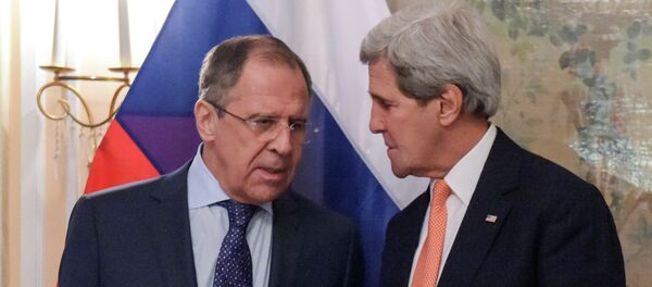 Сергеј Лавров и Џон Кери на Минхенској конференцији о безбедности Сергеј Лавров и Џон Кери на Минхенској конференцији о безбедности - Sputnik Србија