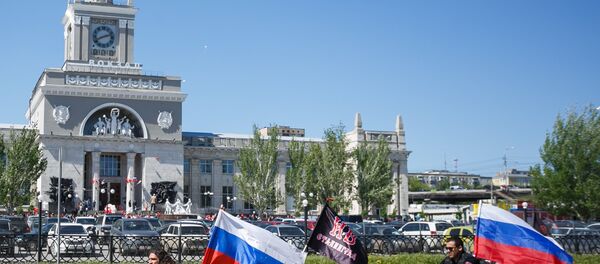 Ножни вукови на отварању обновљене железничке станице након напада у Волгограду - Sputnik Србија