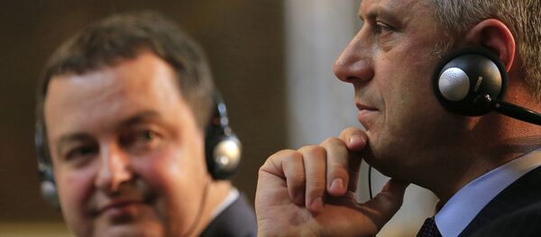 Ivica Dačić i Hašim Tači - Sputnik Srbija