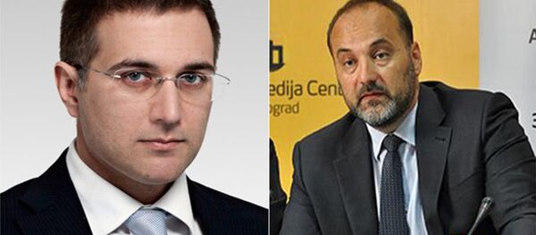 Nebojša Stefanović i Saša Jankvović Nebojša Stefanović i Saša Jankvović - Sputnik Srbija