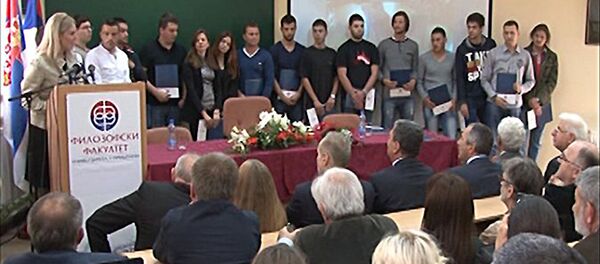 Студенти Филозофског факултета y Косовскoj Митровици - Sputnik Србија