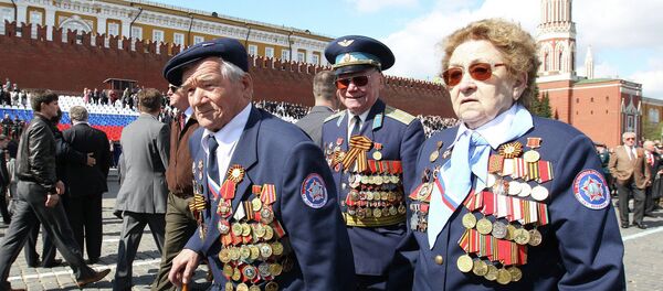 Veterani na Paradi pobede u Moskvi - Sputnik Srbija