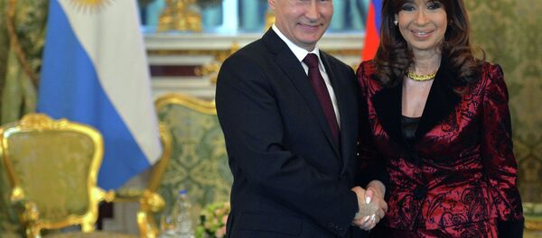 Владимир Путин и Кристина Киршнер - Sputnik Србија